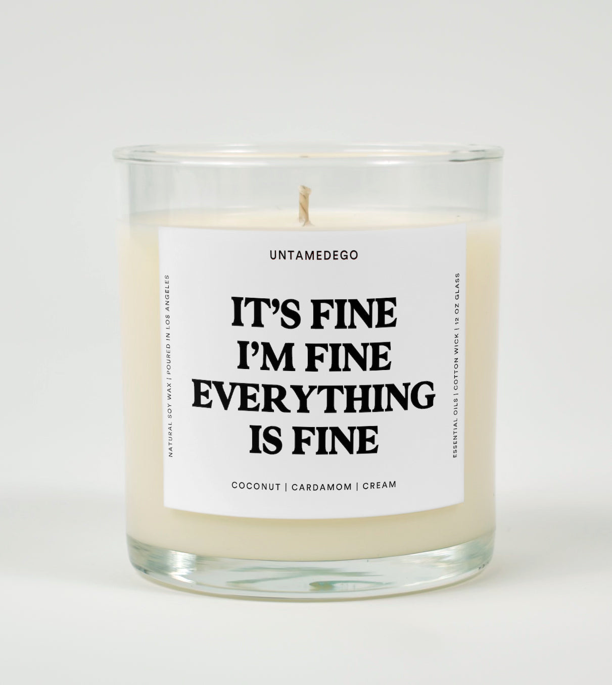 It’s Fine I’m Fine Everything Is Fine | Funny Candle