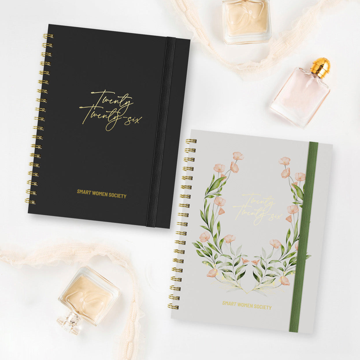 Smart Women Society - B5 Week-to-View - 2026 Calendar Year Diary/Planner - Black