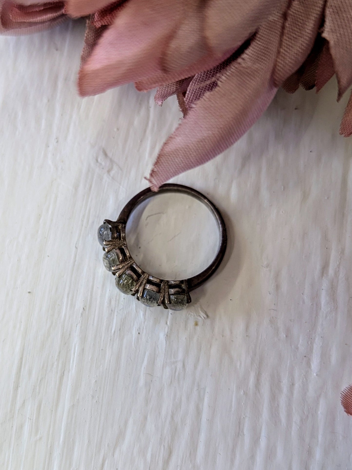 Tarnished Sterling Silver Ring - Size 6