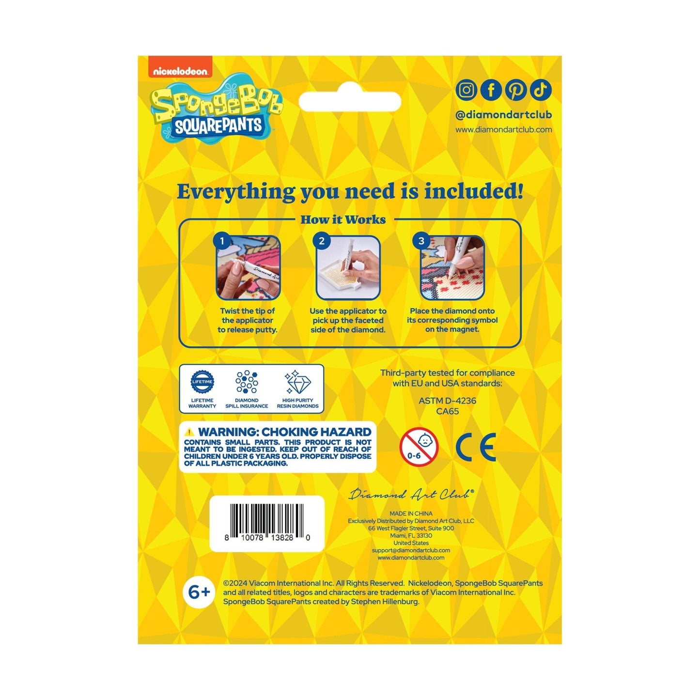 Diamond Art Club - Magnets - SpongeBob SquarePants™ (Set of 3)