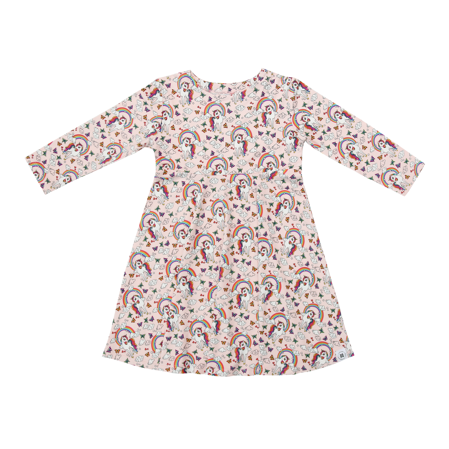 Rainbow Bright Swirly Girl Dress