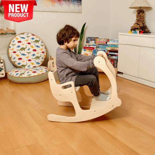 Toddler Rocking Chair and Table Set: Eco-Friendly by Kidodido