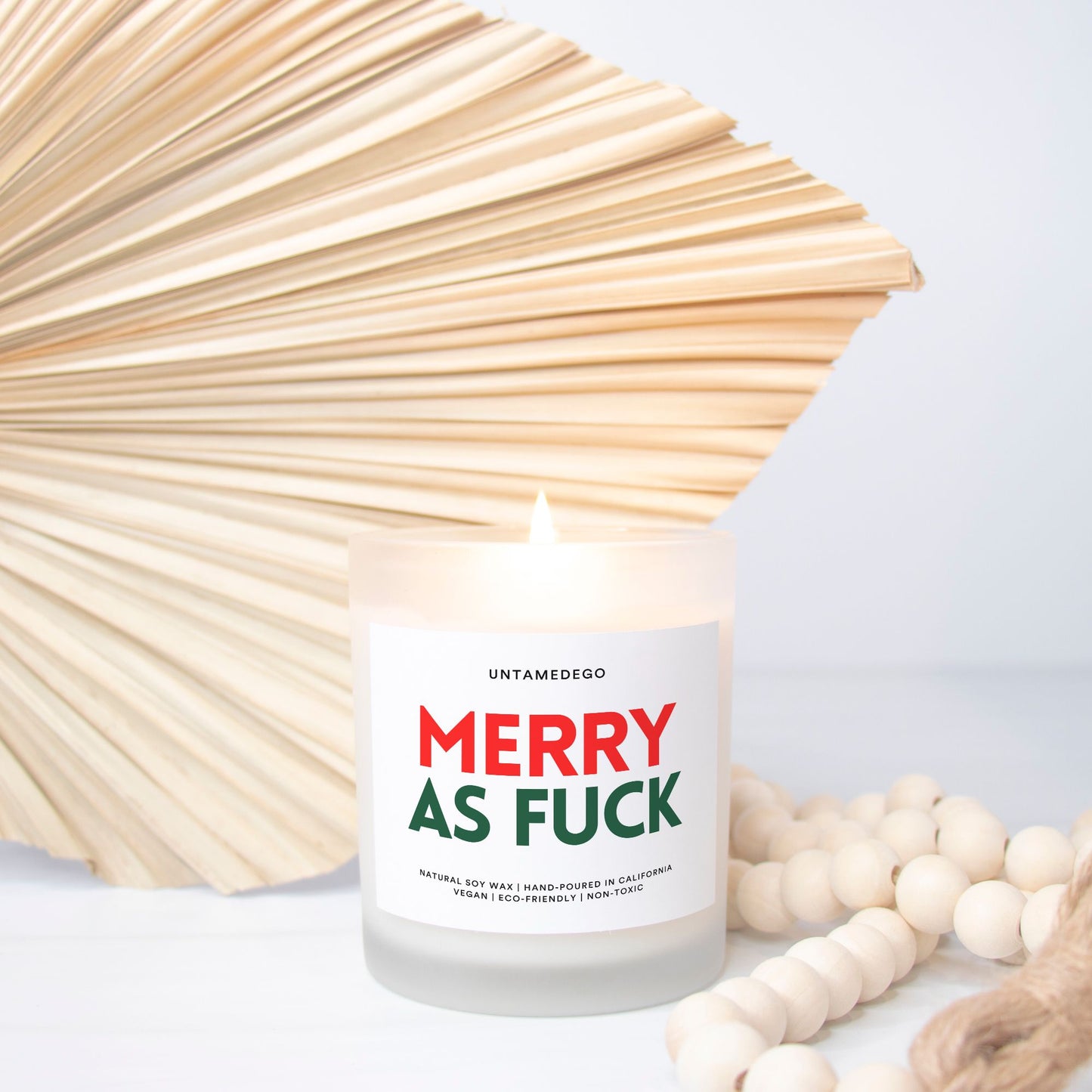 Merry As Fuck Christmas Candle