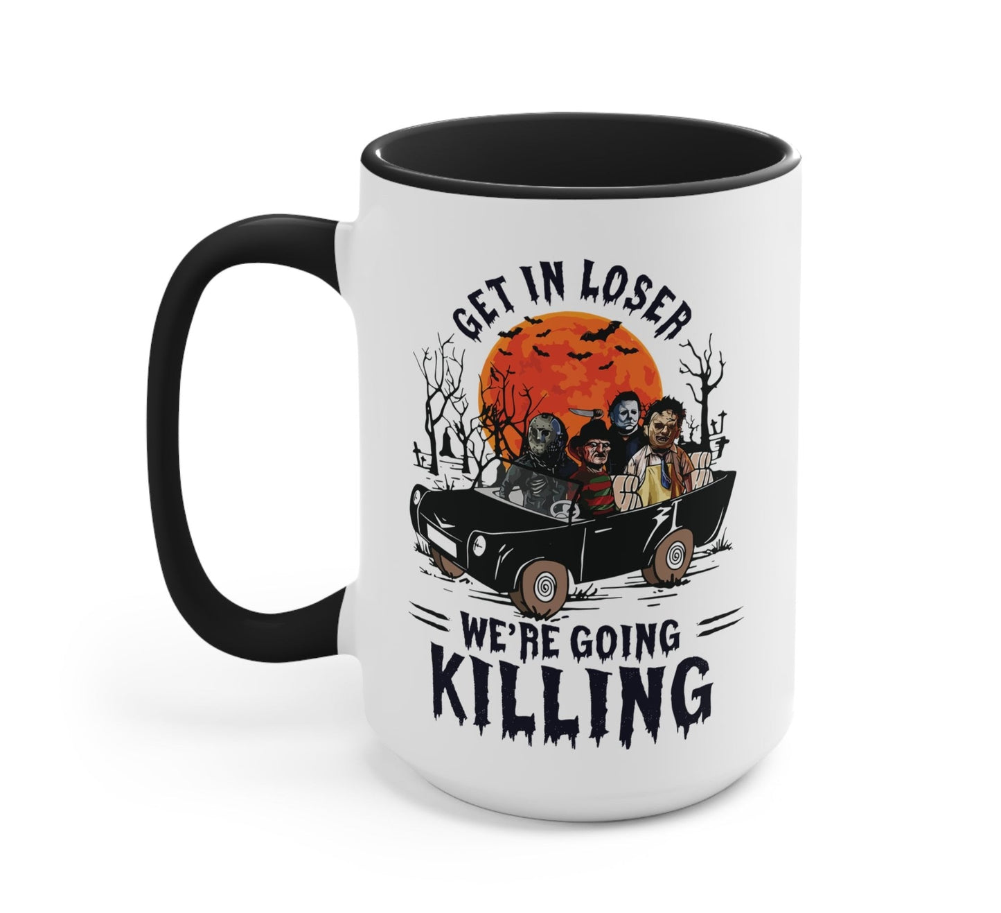 Get In Loser We're Going Killing Halloween Mug