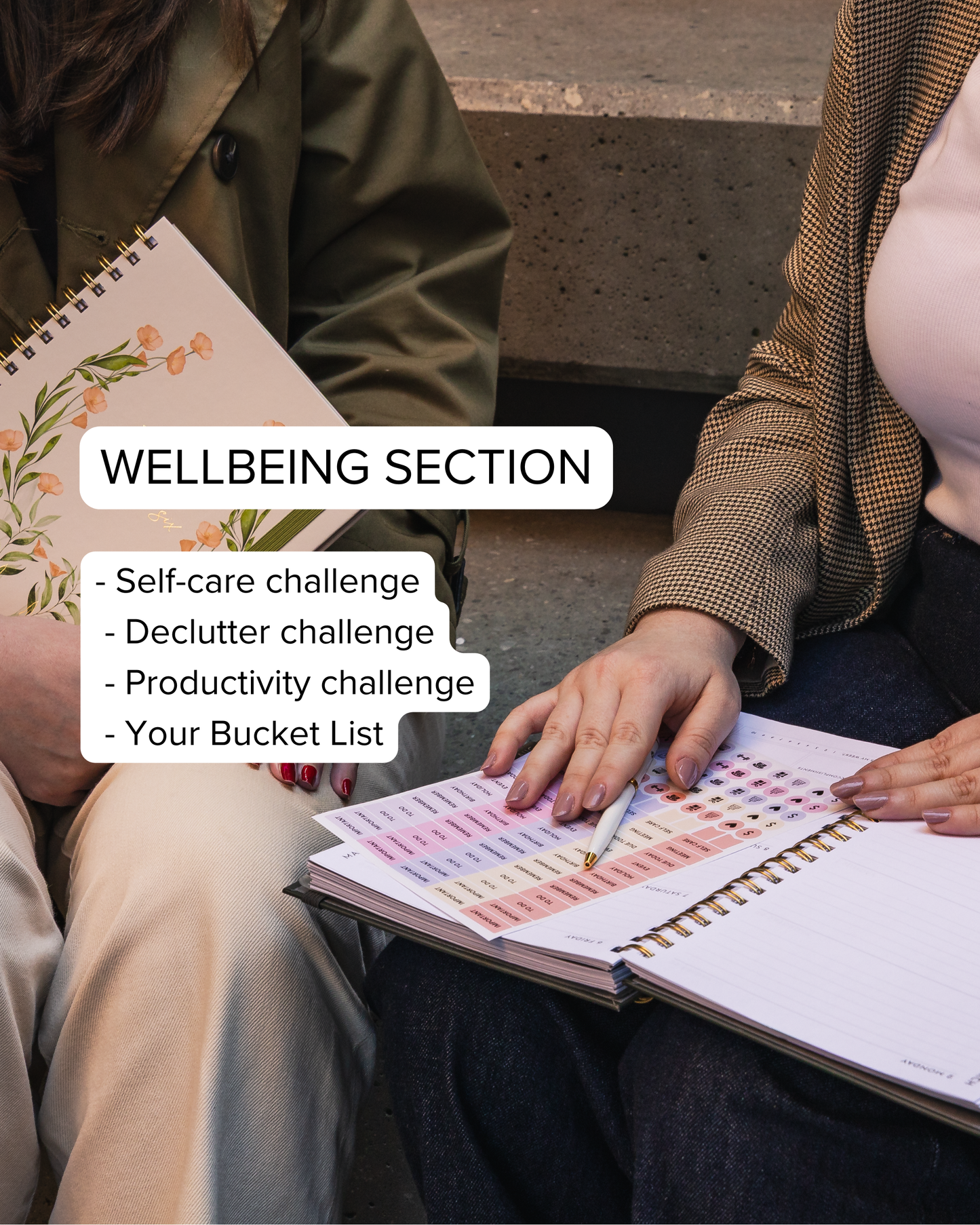 Smart Women Society - B5 Week-to-View - 2026 Calendar Year Diary/Planner - Black