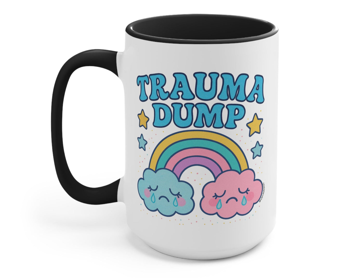 Trauma Dump Retro Mug