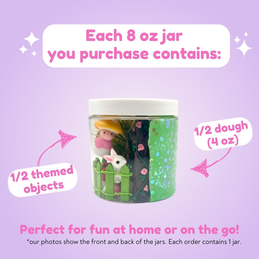 Special Edition Jar: Fairy Garden Playdough Sensory Toy Kit