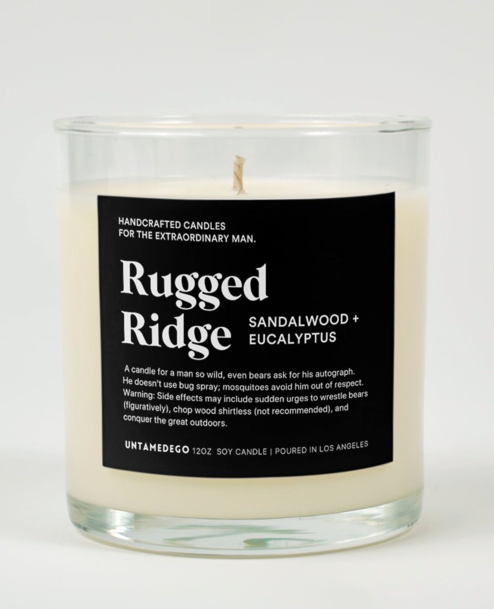 Rugged Ridge Glass Candle- Candle For Him