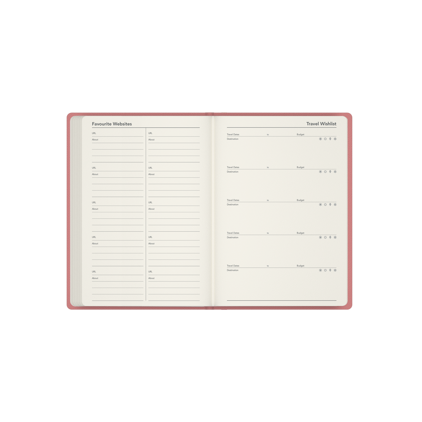 Legacy - A6 Week-to-View Mid/Academic Year Diary Planner 2025-2026