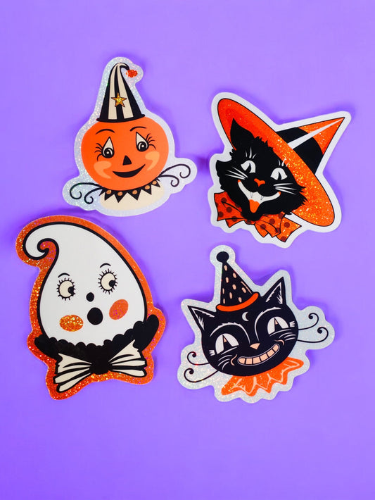 Halloween Retro Sticker Pack
