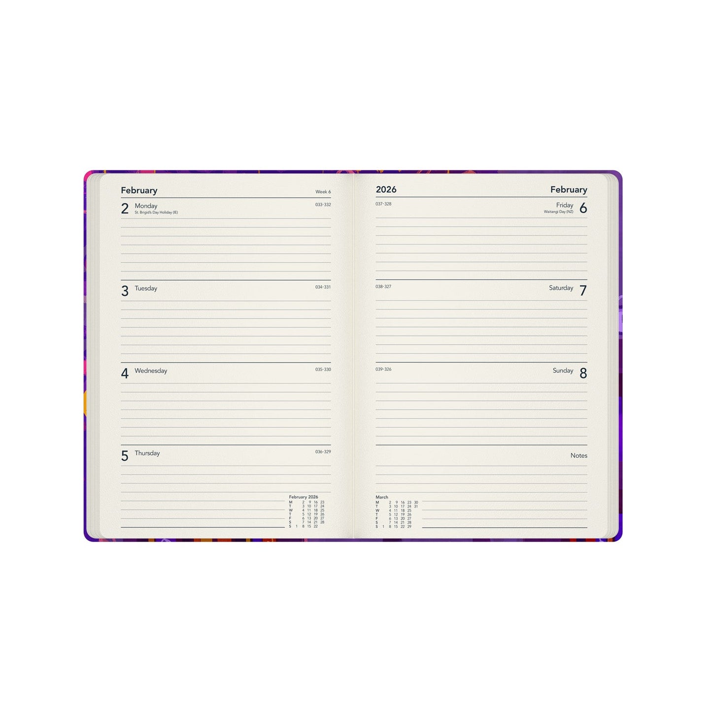 Bella Ramsay Cat - A5 Week-to-View Mid/Academic Year Diary Planner 2025-2026