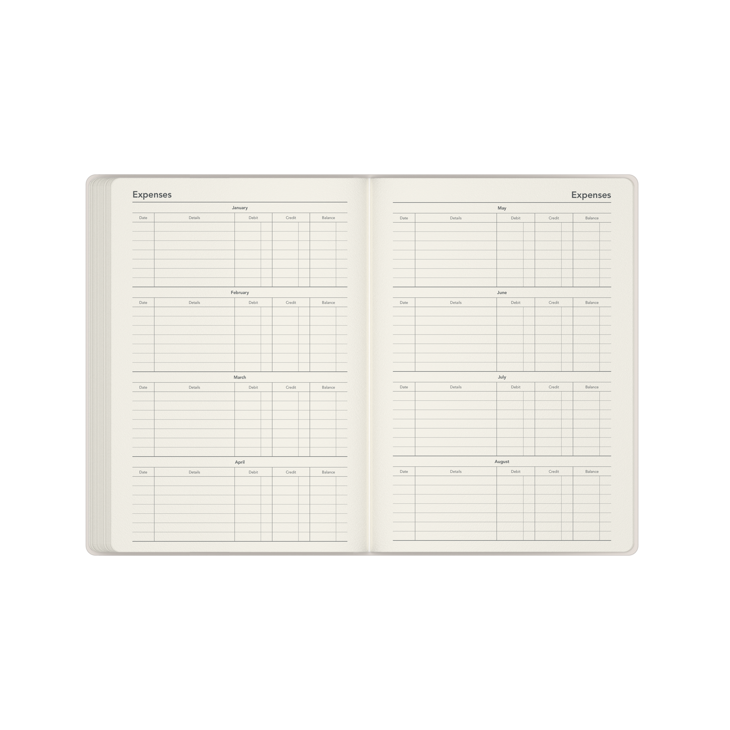 Irregular Geometrics- A5  Week-To-View - Diary - 2026 Calendar Year Planner