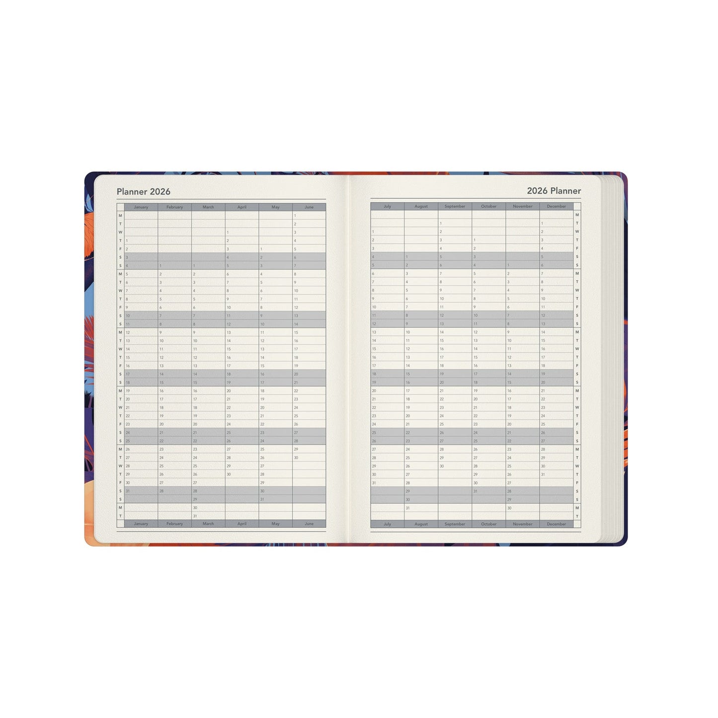 Down the Garden Path- A5  Week-To-View - Diary - 2026 Calendar Year Planner