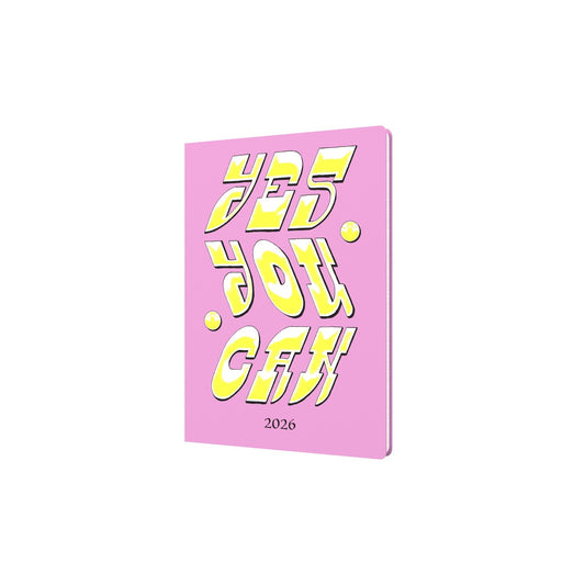 Ben Wookcock Positive - A5  Week-To-View - Diary - 2026 Calendar Year Planner