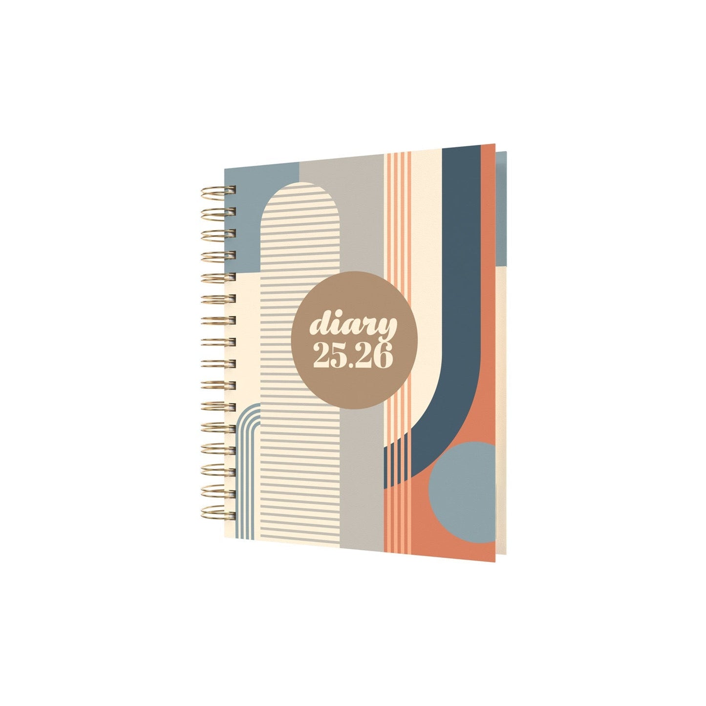 Scandi - A5 Day-to-Page Mid/Academic Year Diary Planner 2025-2026