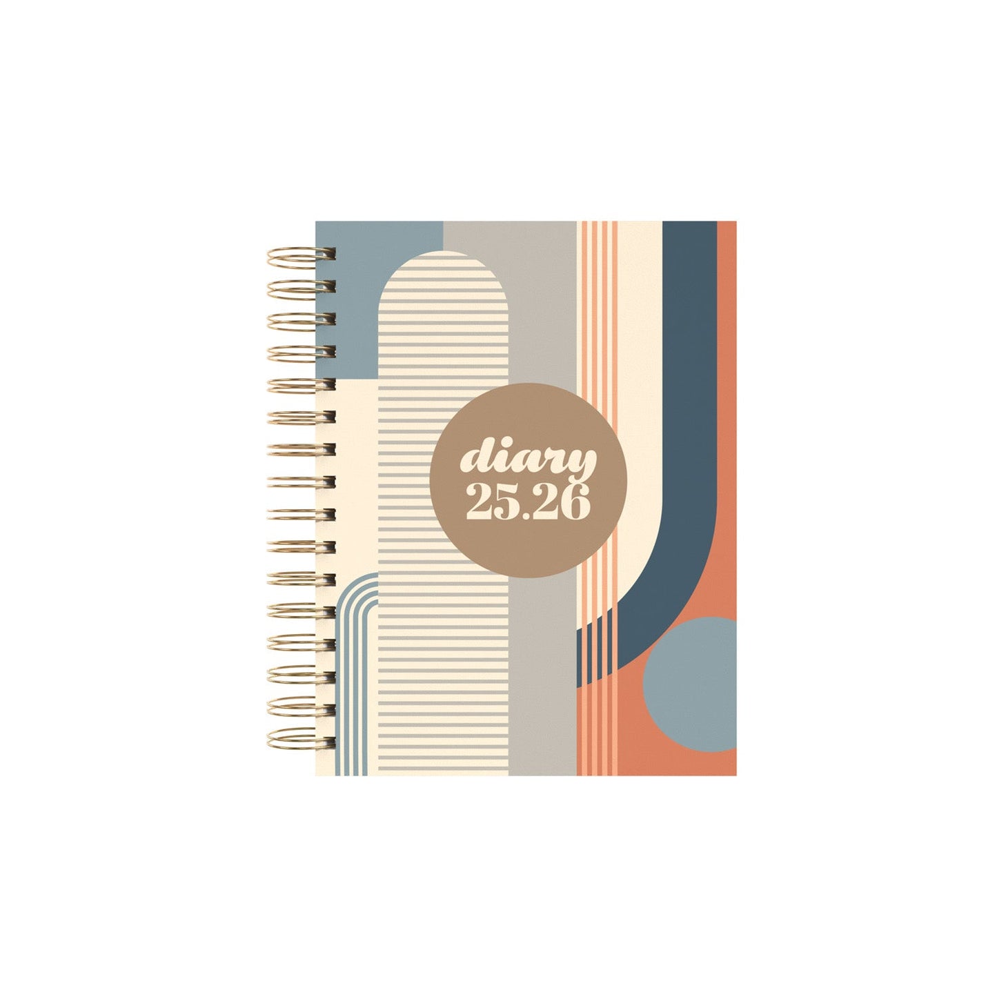 Scandi - A5 Day-to-Page Mid/Academic Year Diary Planner 2025-2026