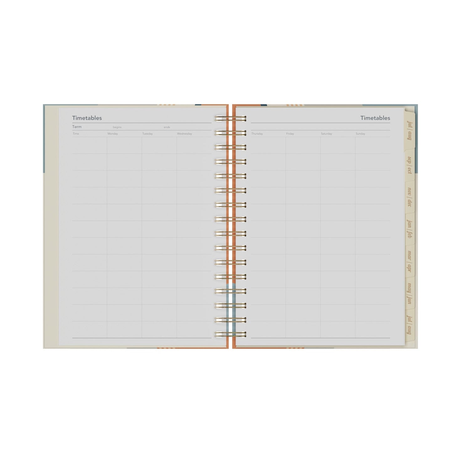 Scandi - A5 Day-to-Page Mid/Academic Year Diary Planner 2025-2026
