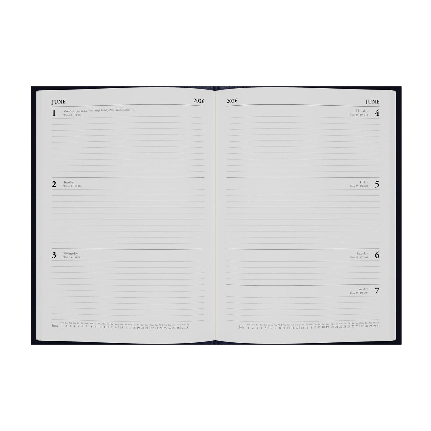Essential - A5 Week-to-View Diary - 2026 Calendar Year Planner