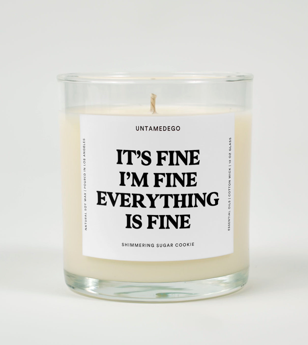 It’s Fine I’m Fine Everything Is Fine | Funny Candle