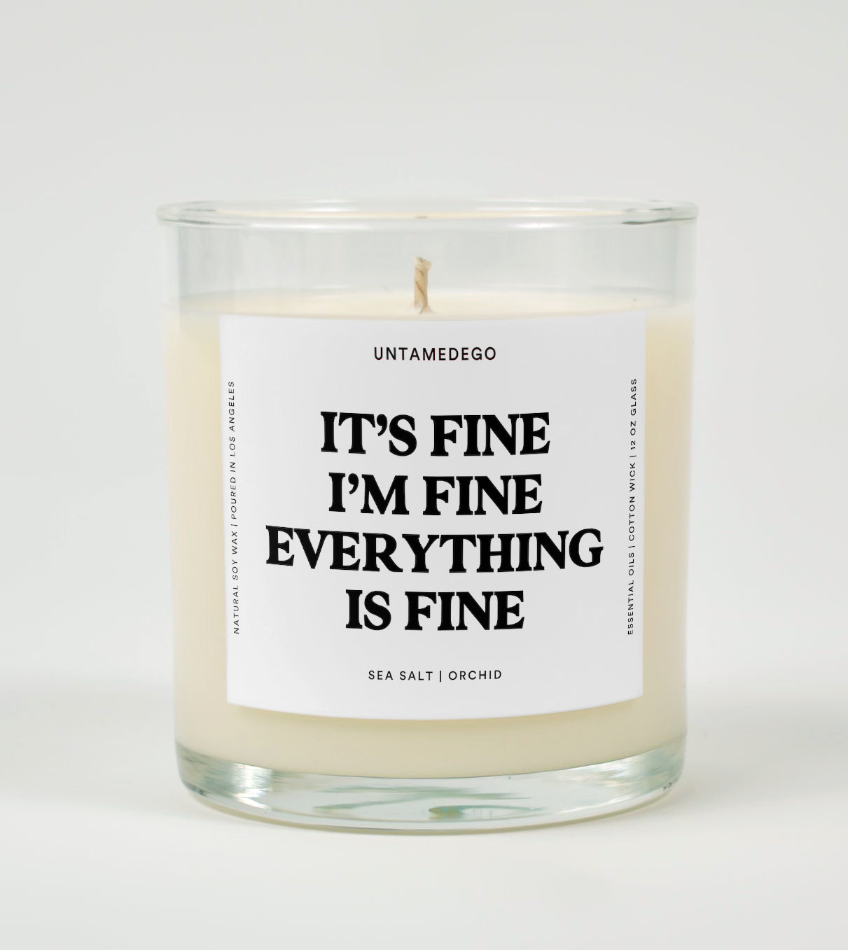 It’s Fine I’m Fine Everything Is Fine | Funny Candle