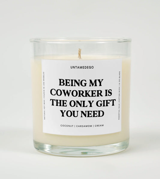 Being My Coworker Is the Only Gift You Need | Funny Candle