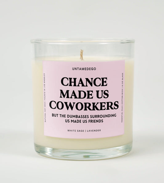 Chance Made Us Coworkers | Funny Candle