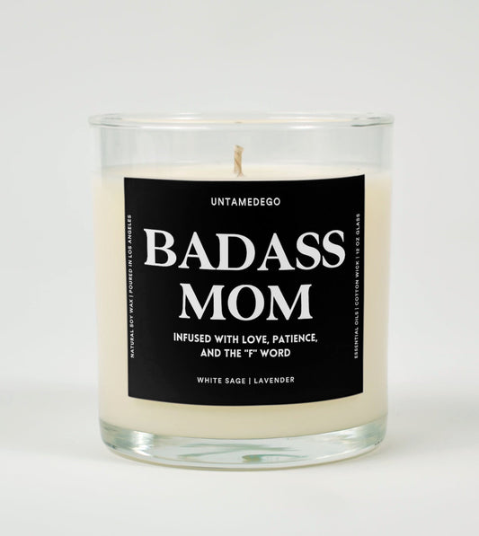 Badass Mom | Funny Candle