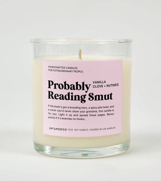 Probably Reading Smut | Funny Candle