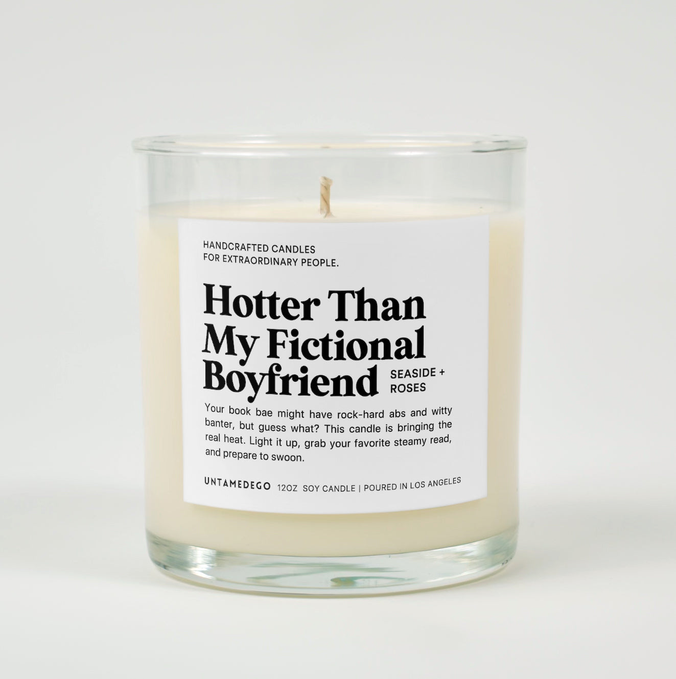 Hotter Than My Fictional Boyfriend | Funny Candle