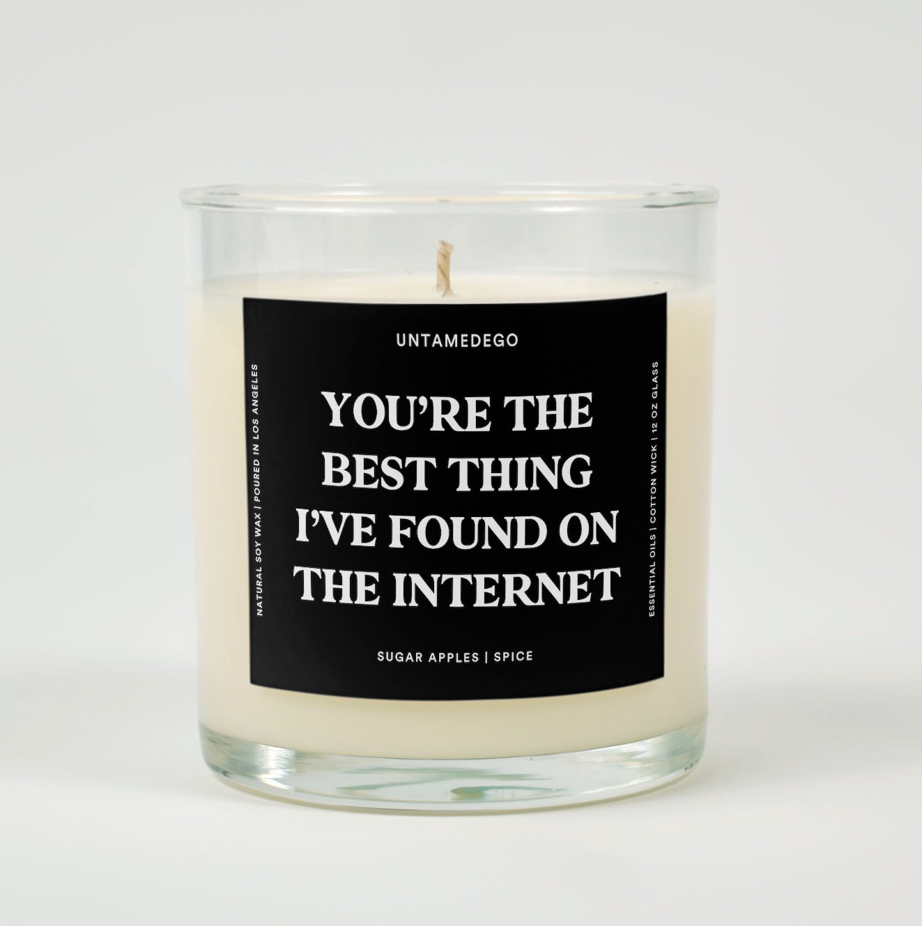 You're The Best Thing I've Found On The Internet Glass Candle