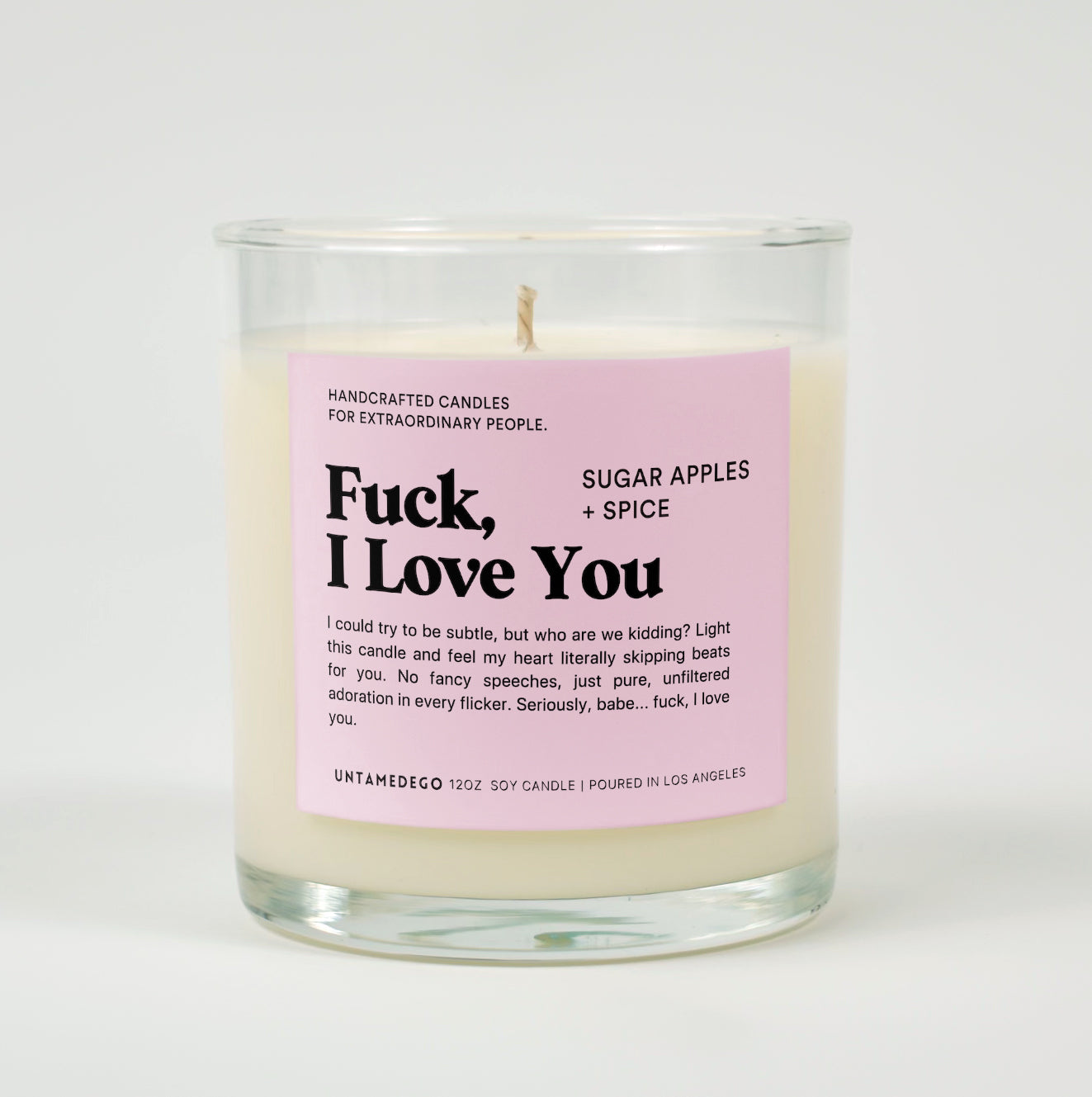 Fuck, I Love You | Funny Romantic Candle