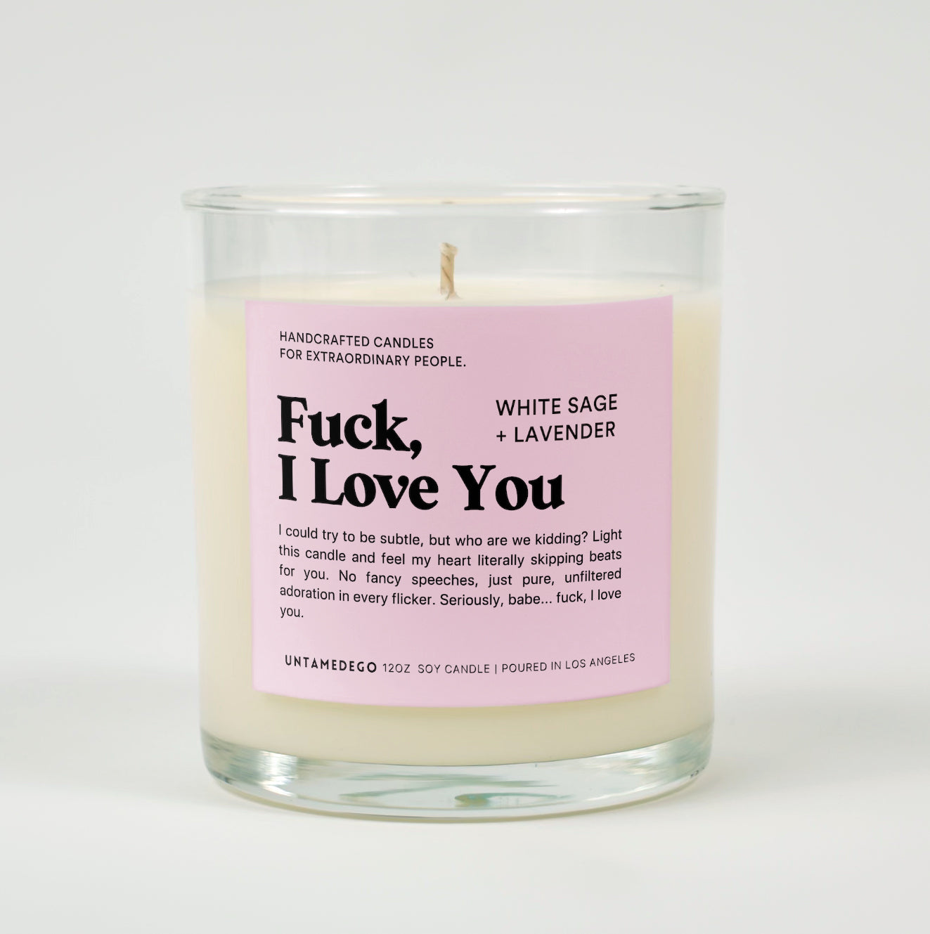 Fuck, I Love You | Funny Romantic Candle