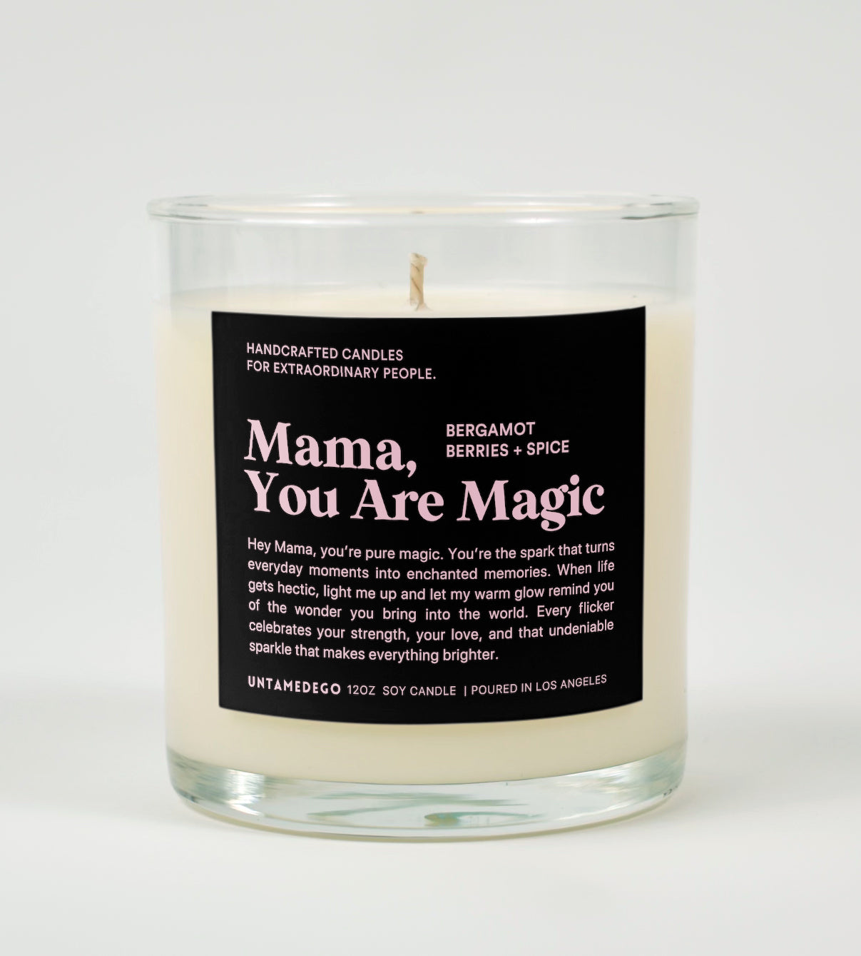 Mama You Are Magic Glass Candle