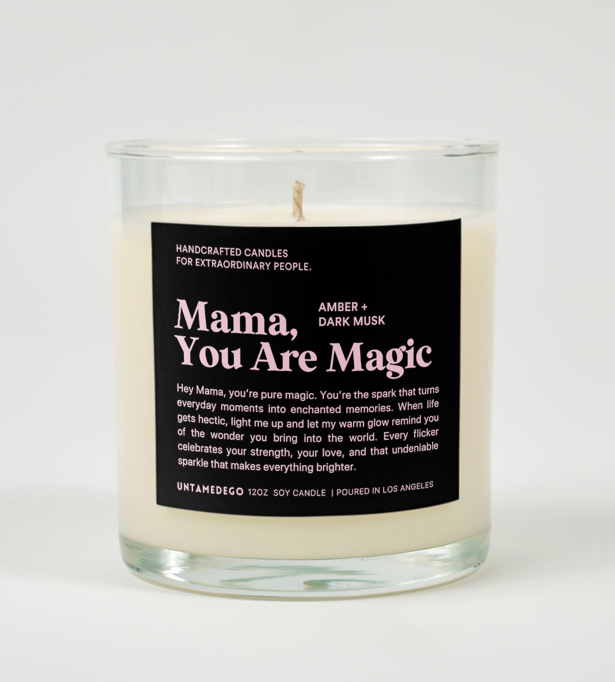 Mama You Are Magic Glass Candle