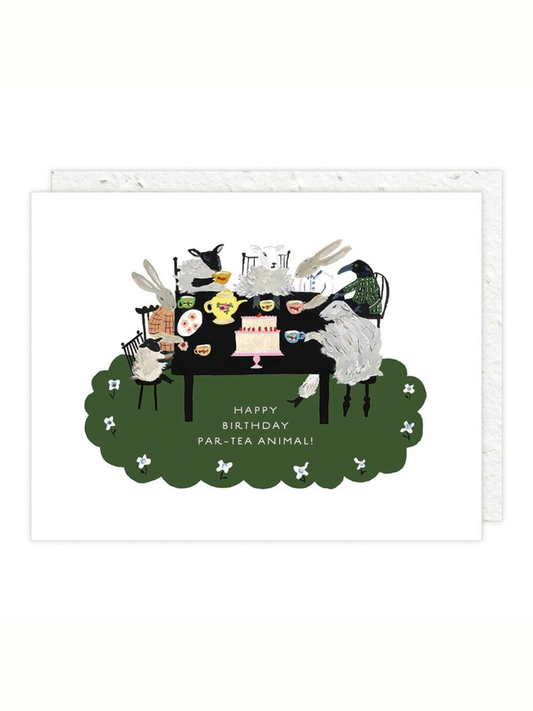 Par-Tea - Seeded Birthday Card
