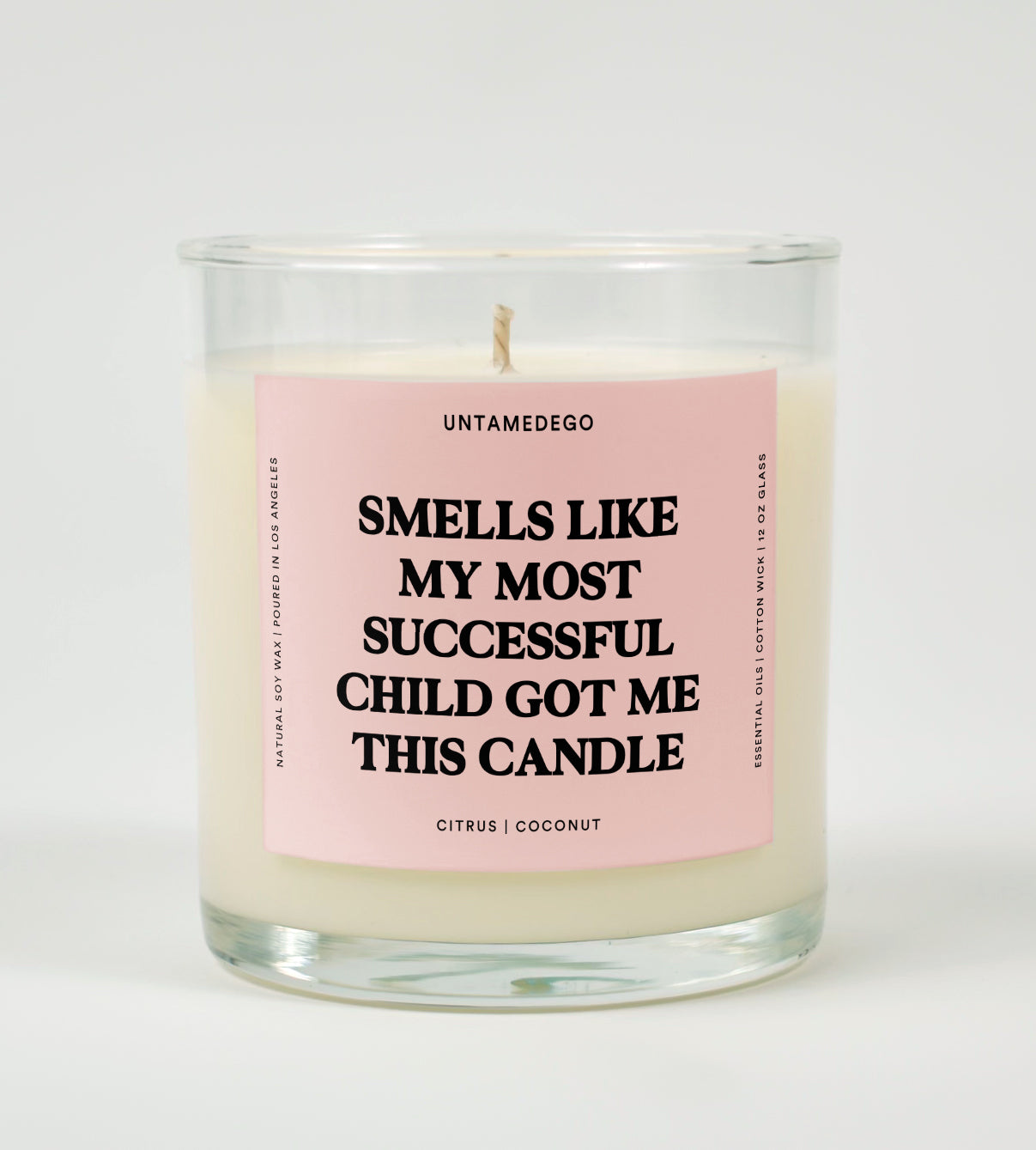 Smells Like My Most Successful Child Got Me This Candle Glass Candle