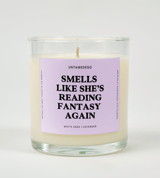 Smells Like She’s Reading Fantasy Again | Funny Candle