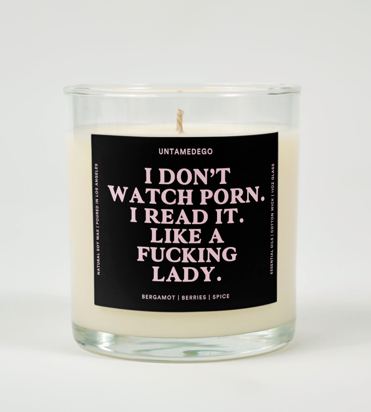I Don't Watch Porn I Read It Like A Fucking Lady Candle