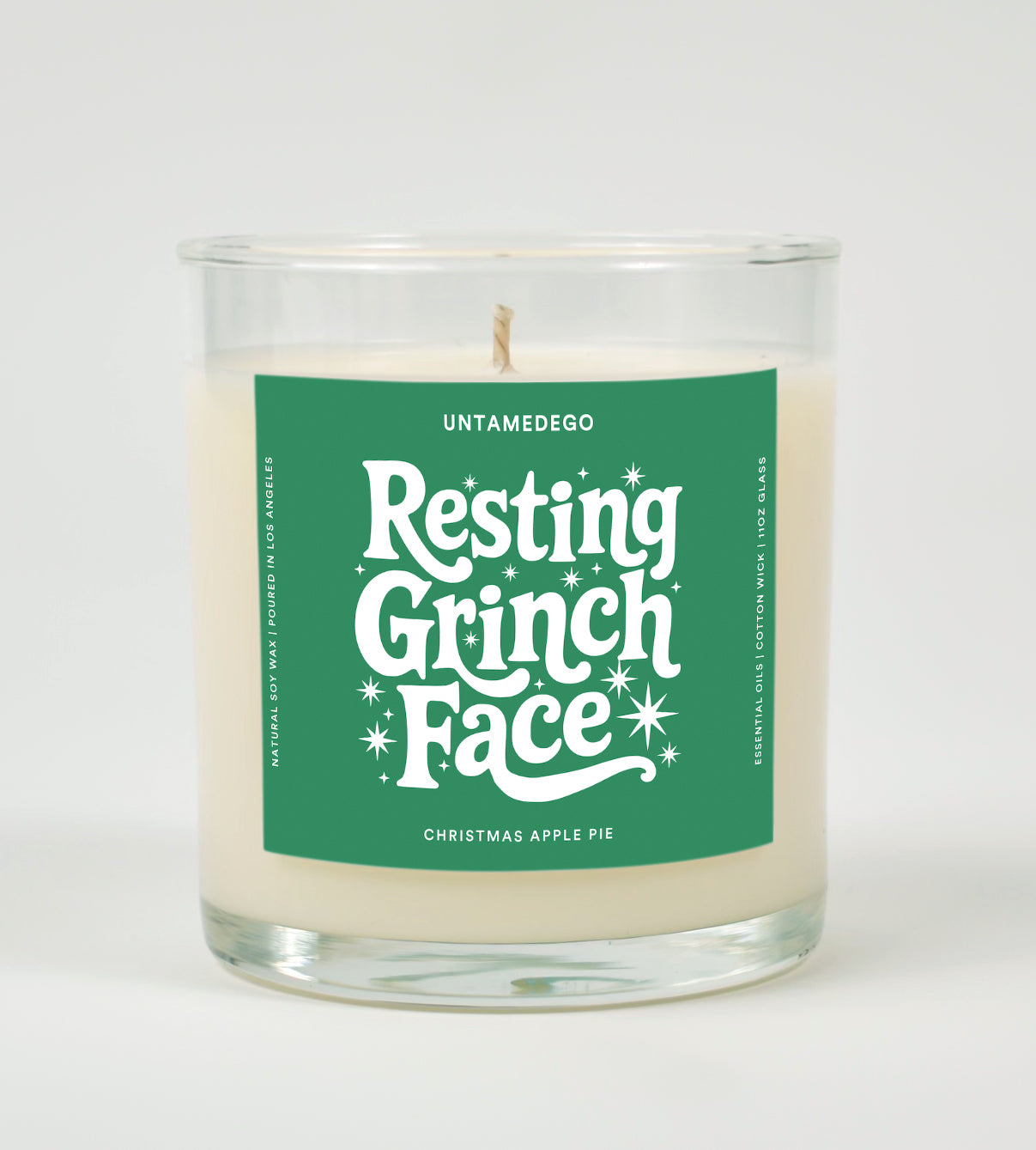Resting Grinch Face | Christmas Candle