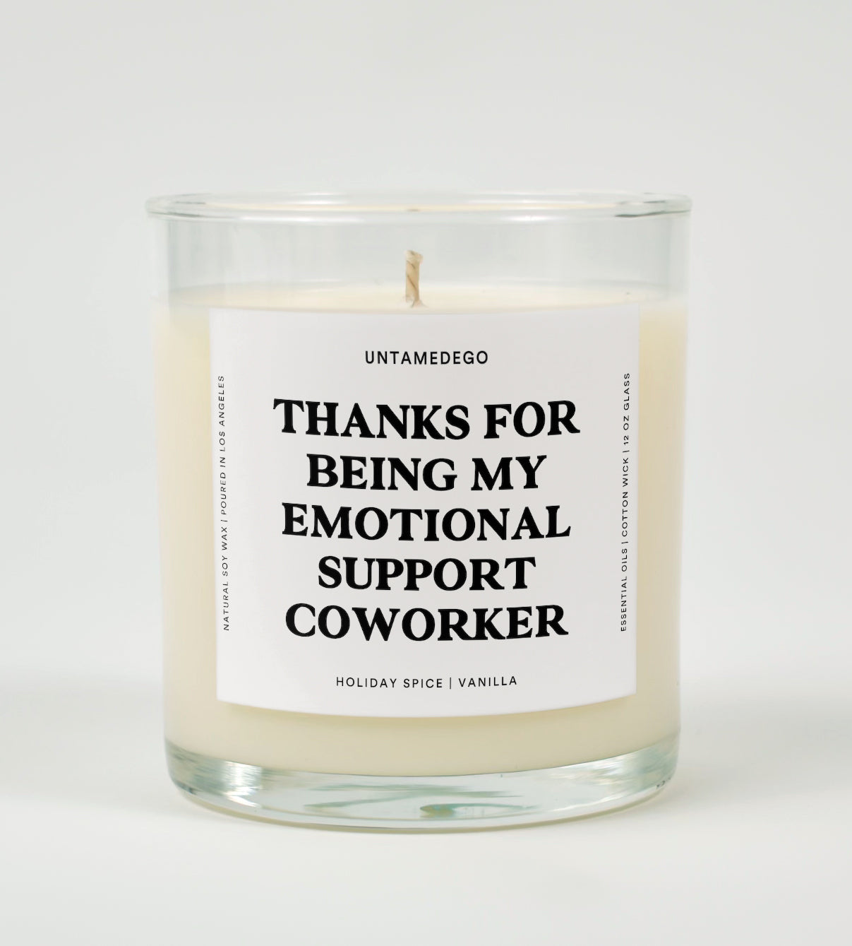 Thanks For Being My Emotional Support Coworker Candle