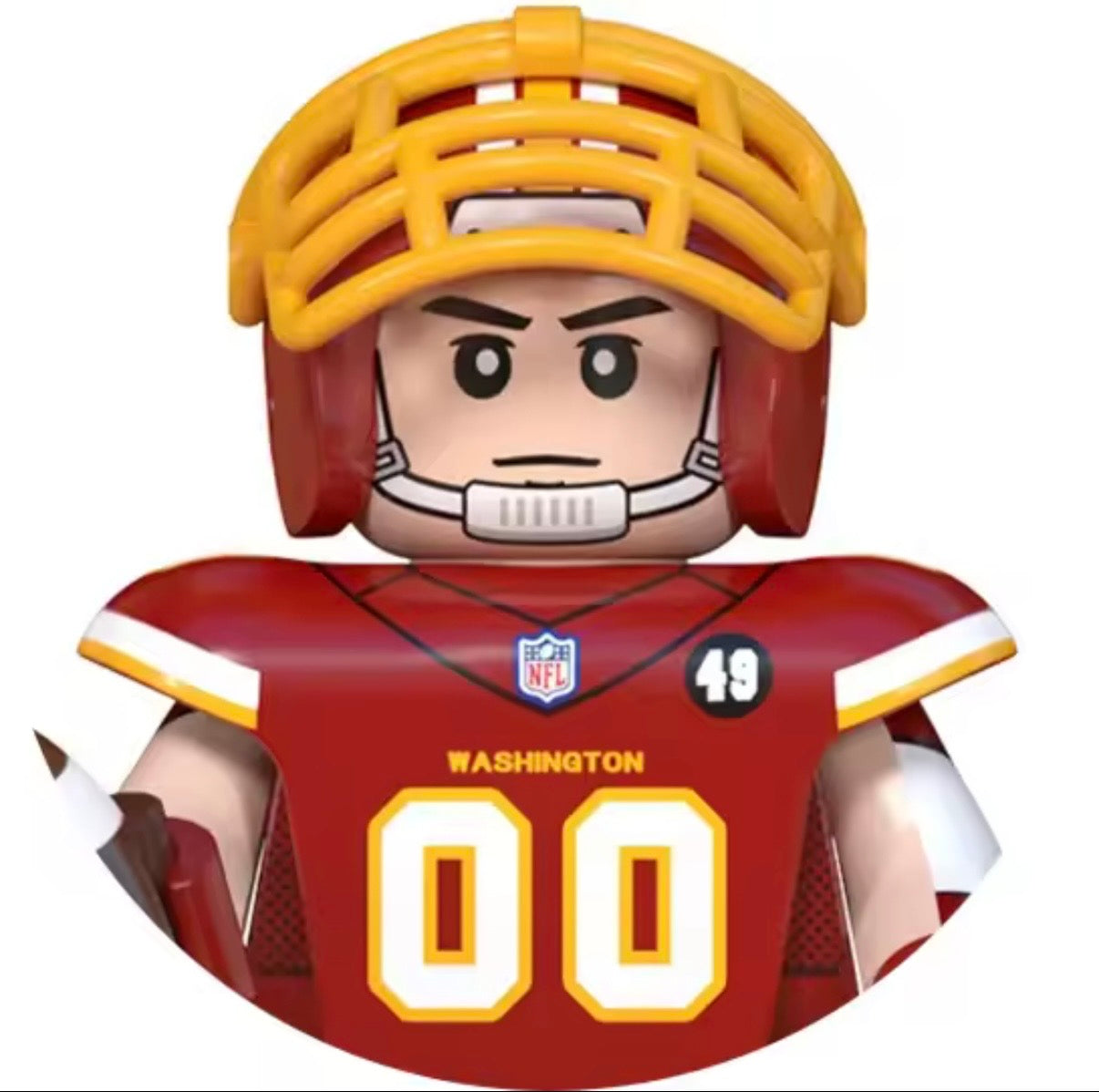 Washington Commanders Team Minifigure - Redskins Tribute Jersey