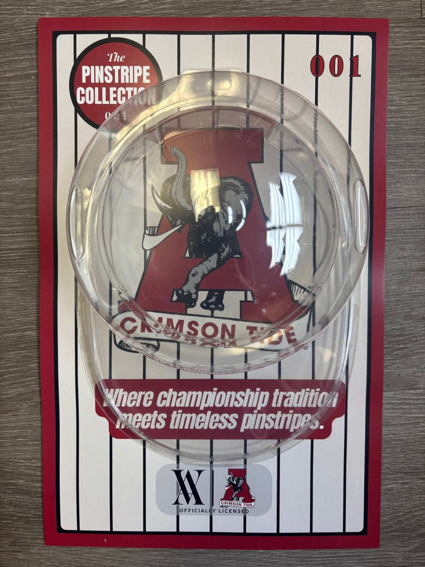 Alabama Old English Snapback Hat - Pinstripe Collection (Vol. 1)