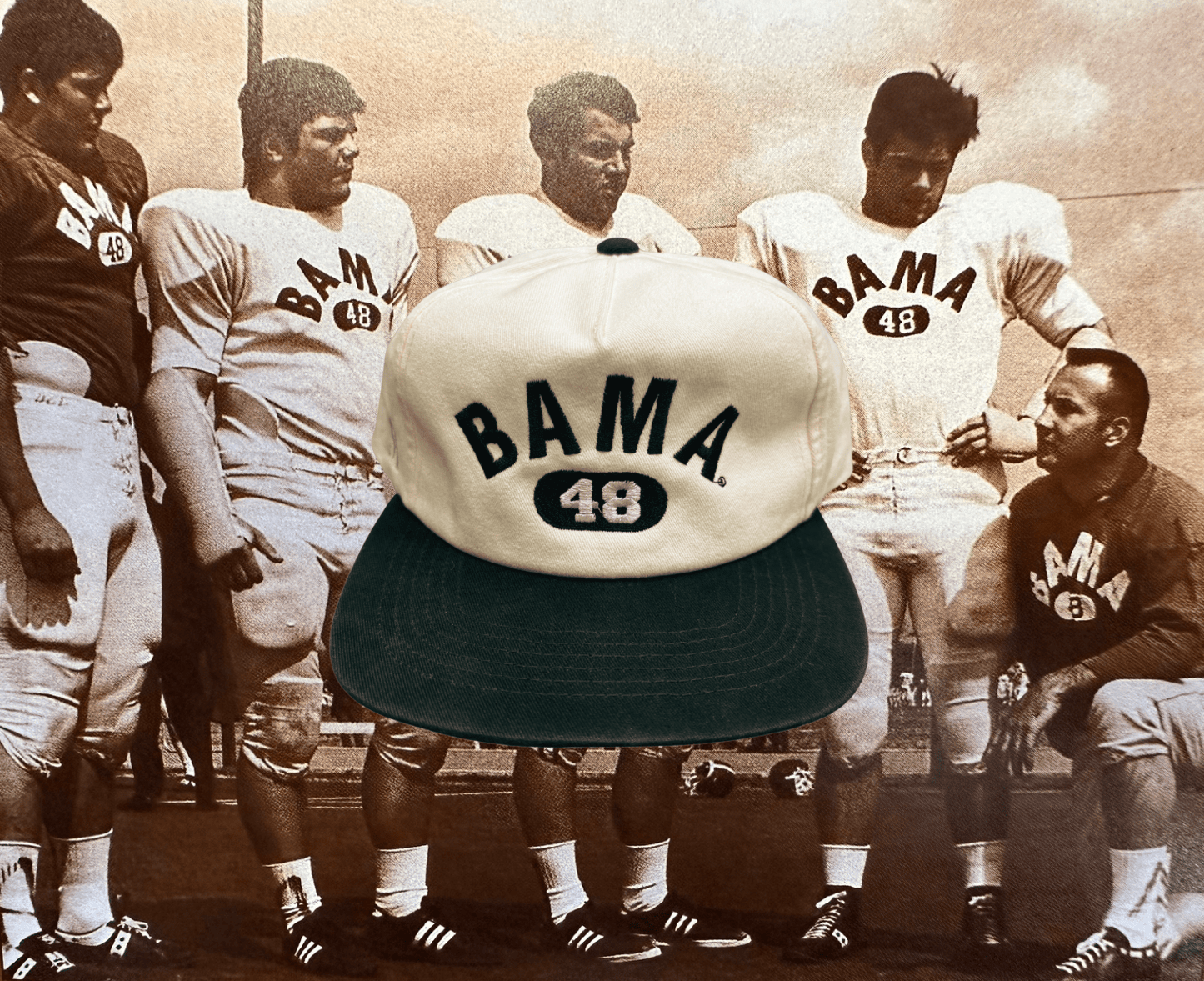 Bama 48 Two Tone Limited Unstructured Snapback Hat