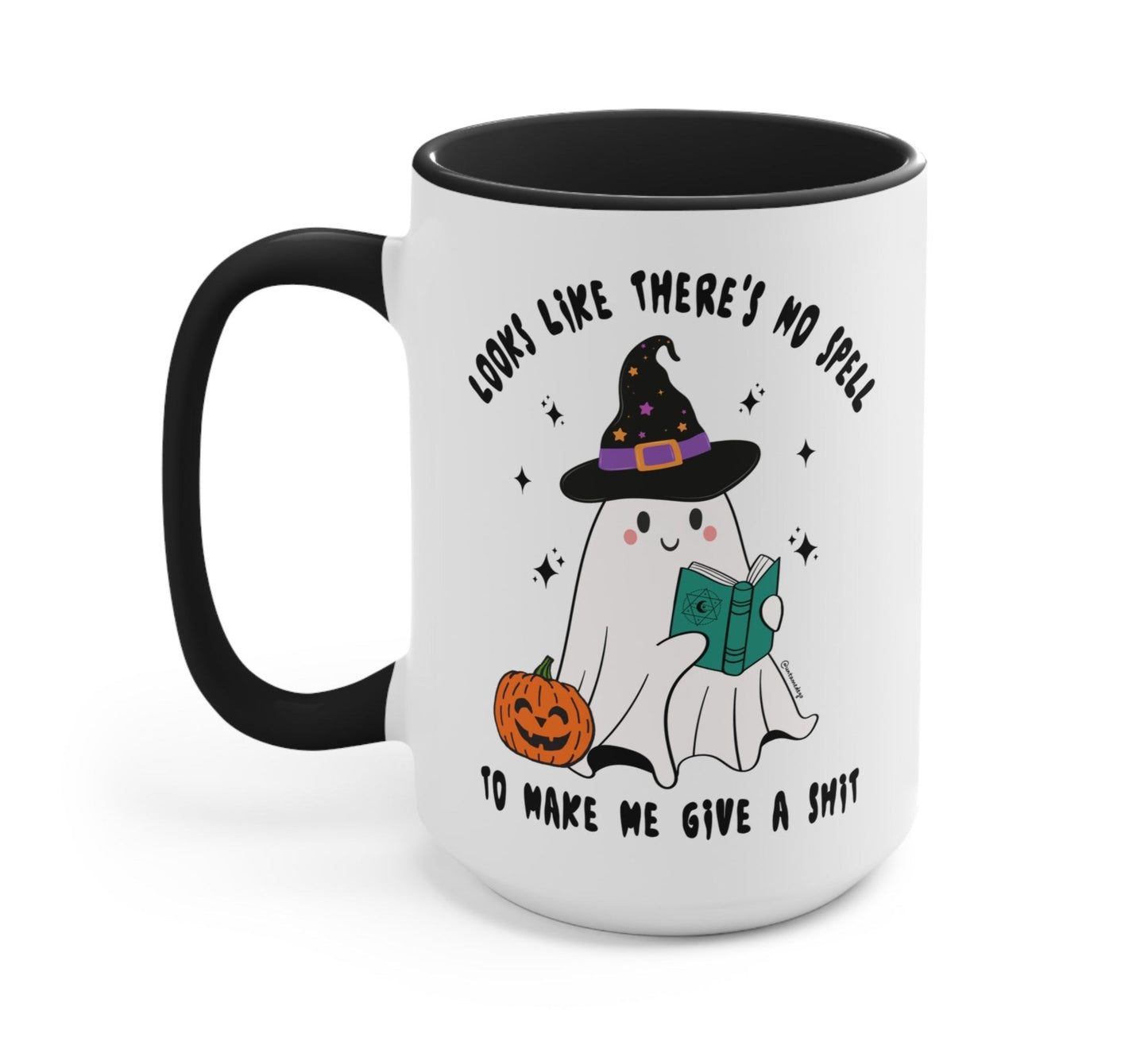 Looks Like There's No Spell To Make Me Give A Shit Halloween Mug