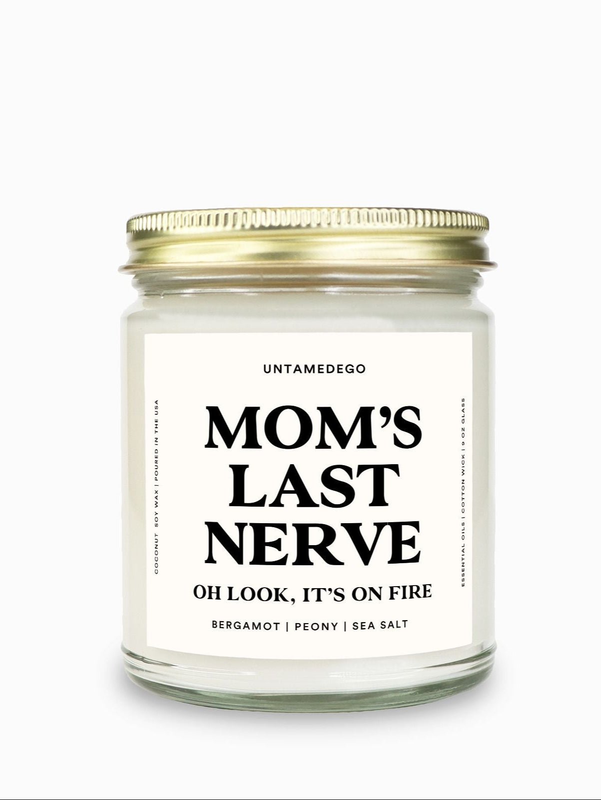 Mom's Last Nerve Gold Top Candle