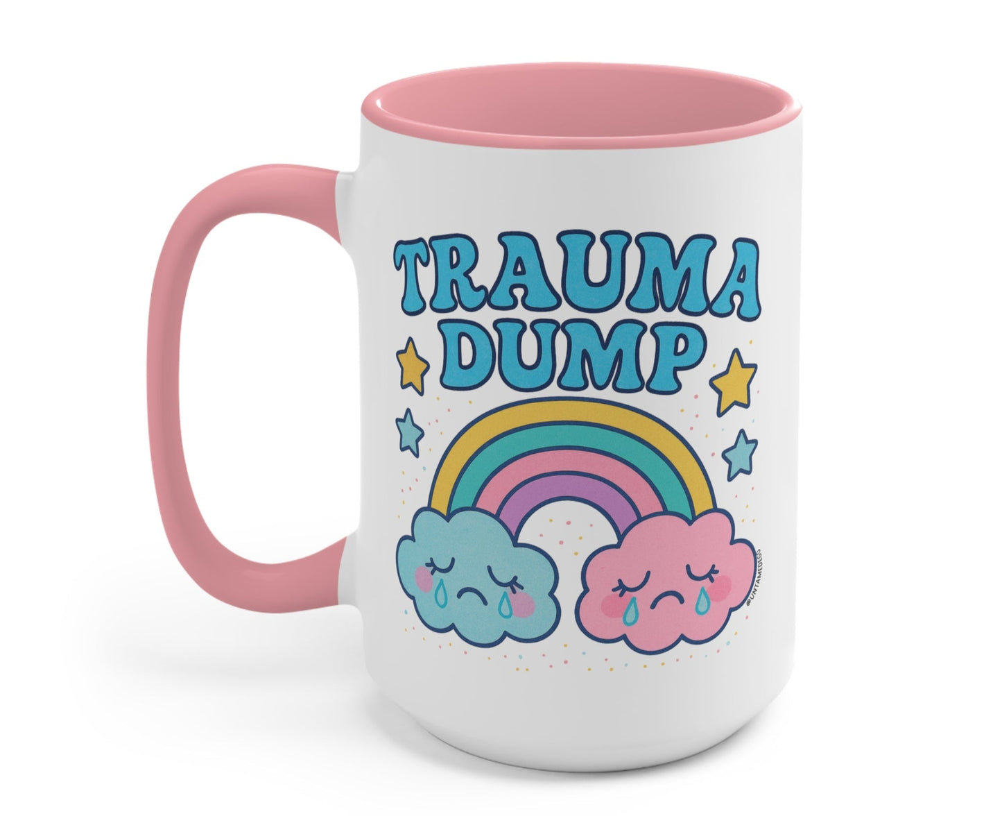 Trauma Dump Retro Mug