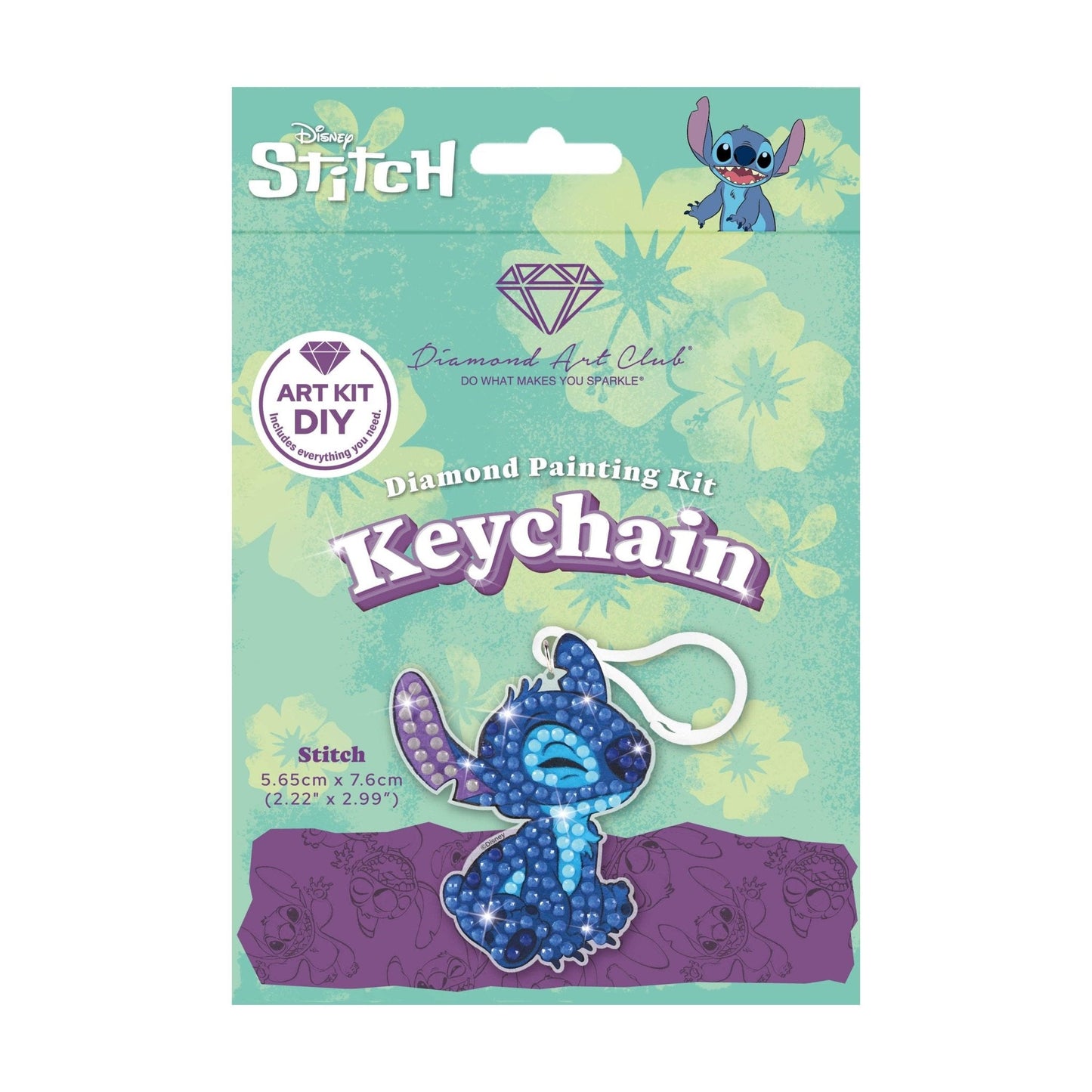 Diamond Art Club – Keychain Kit: Stitch™ (Disney Licensed)