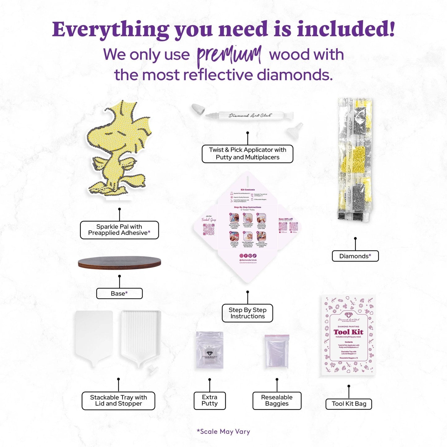 Diamond Art Club – Sparkle Pals™ - Woodstock™