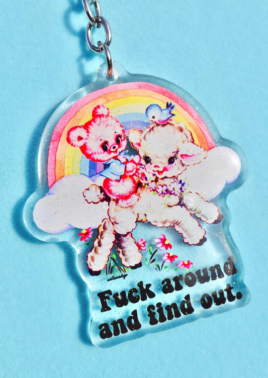 Find Out Acrylic Keychain
