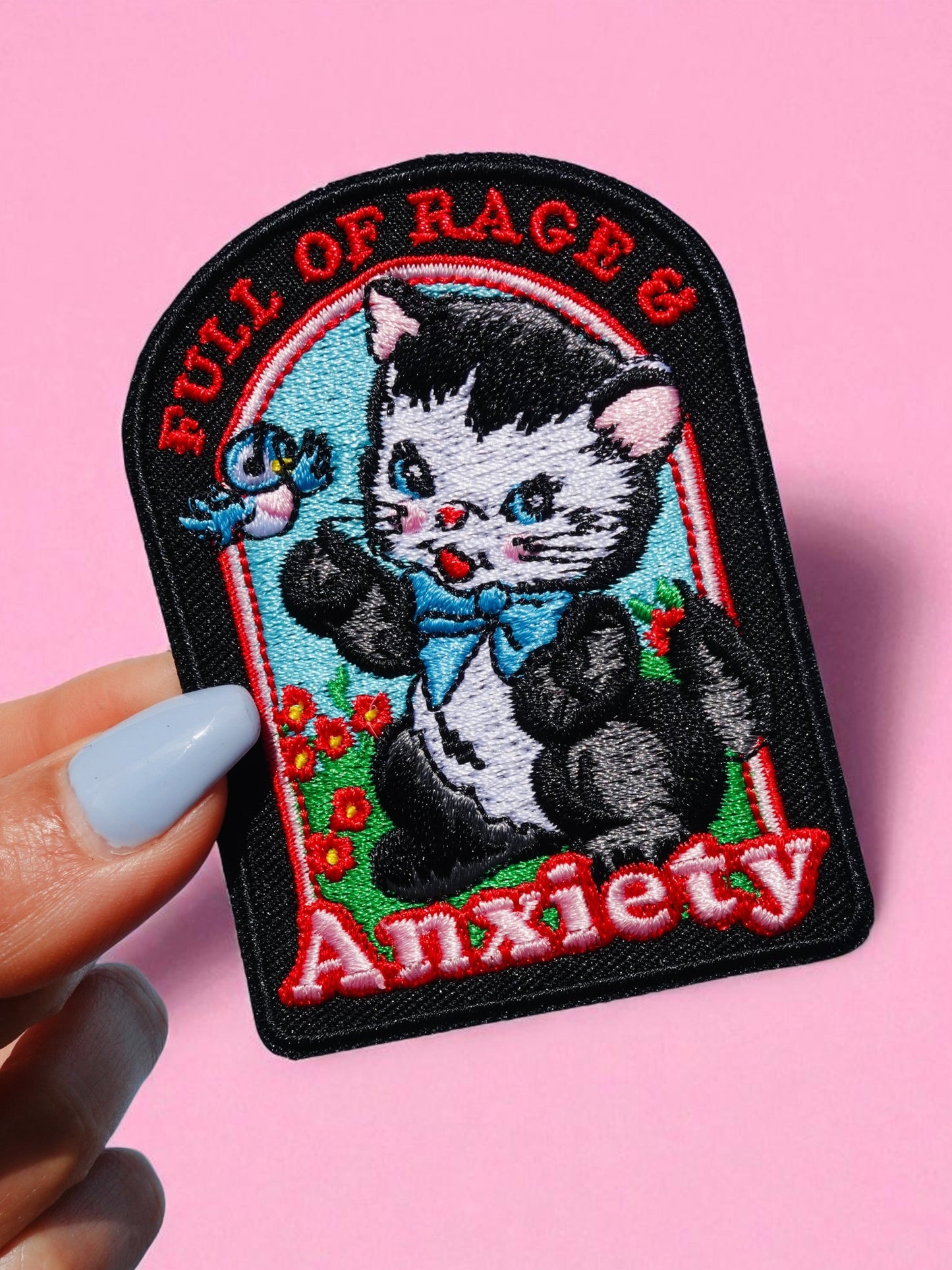 Full Of Rage & Anxiety Kitty Patch
